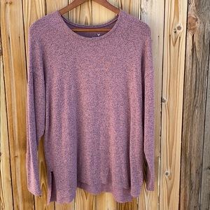 ✨AE soft & sexy plush pink sweater!